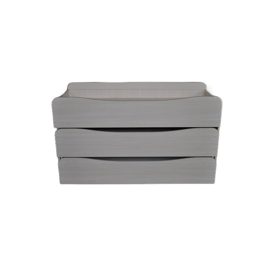 Ліжко 3-х ярусне РОЗКОМ, розмір у складеному вигляді 1494х649х877 мм.